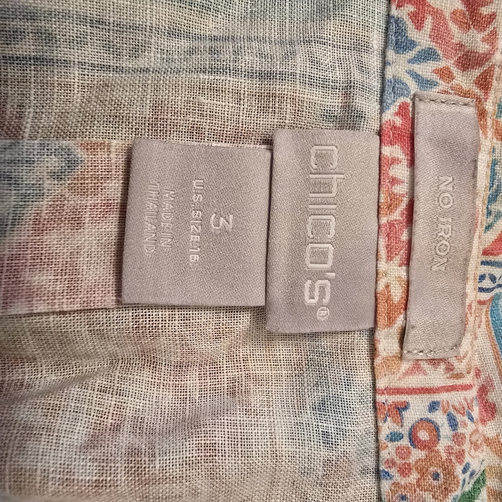 Chico's Multicolor Patterned Blouse - image 5